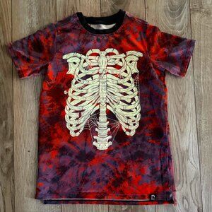 Rags skelly glow in the dark tee